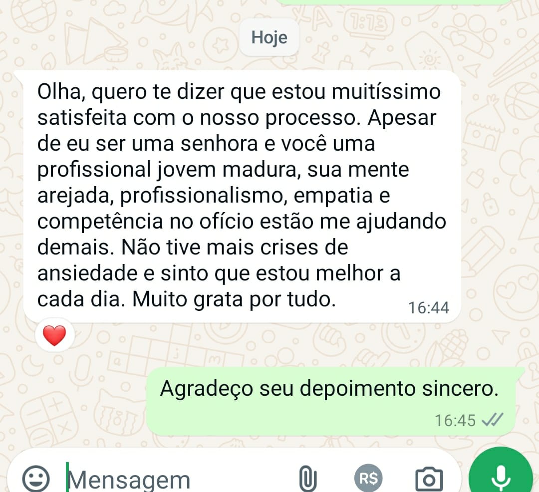Depoimentos Mayra Rizzo